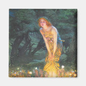 Midzomer Eve (1908) door Edward Robert Hughes Magneet (Voorkant)