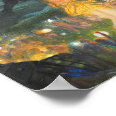 Midzomer Eve (1908) door Edward Robert Hughes Poster (Hoek)