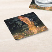 "Midzomer Eve" door Edward Robert Hughes Kartonnen Onderzetters (Schuin)