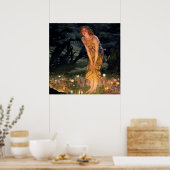 "Midzomer Eve" door Edward Robert Hughes Poster (Keuken)