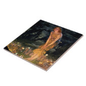 "Midzomer Eve" door Edward Robert Hughes Tegeltje (Zijkant)