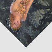 "Midzomer Eve" door Edward Robert Hughes Tissuepapier (Detail)