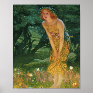 Midzomer Eve Edward Robert Hughes 1908 Poster