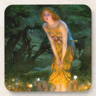Midzomer Eve Edward Robert Hughes Bier Onderzetter