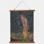Midzomer Eve Edward Robert Hughes Fairies Fantasy Hangend Wandkleed (Voorkant)