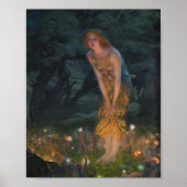 Midzomer Eve Edward Robert Hughes Fairies Fantasy Poster (Voorkant)