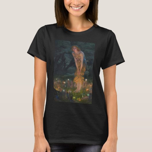 Midzomer Eve Edward Robert Hughes Fairies Fantasy T-shirt (Voorkant)