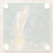 Midzomer Eve Edward Robert Hughes Glazen Onderzetter (Achterkant)