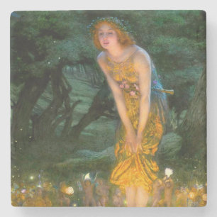Midzomer Eve Edward Robert Hughes Stenen Onderzetter