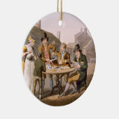 Midzomer Eve uit het graf "Costume of Yorkshire" Keramisch Ornament (Rechts)