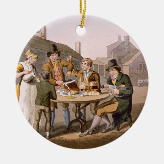 Midzomer Eve uit het graf "Costume of Yorkshire" Keramisch Ornament (Voorkant)