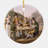 Midzomer Eve uit het graf "Costume of Yorkshire" Keramisch Ornament (Achterkant)