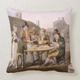 Midzomer Eve uit het graf "Costume of Yorkshire" Kussen