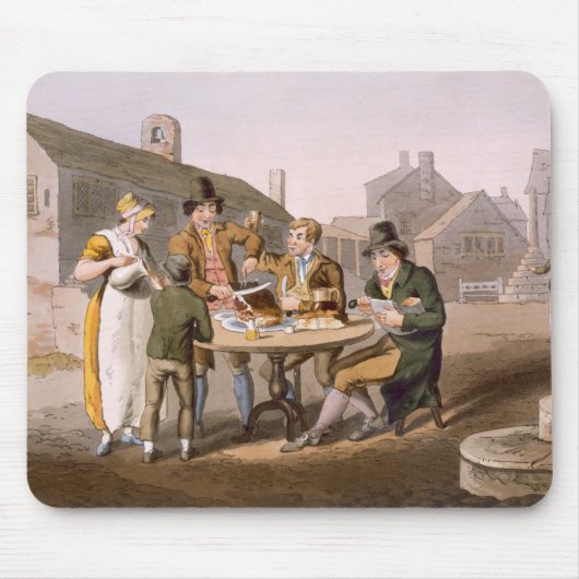 Midzomer Eve uit het graf "Costume of Yorkshire" Muismat (Voorkant)