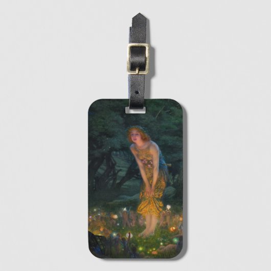 Midzomer Eve van Edward Robert Hughes Bagagelabel (Voorkant (verticaal))