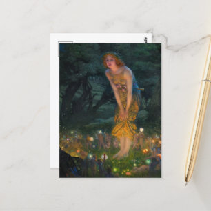 Midzomer Eve van Edward Robert Hughes Briefkaart