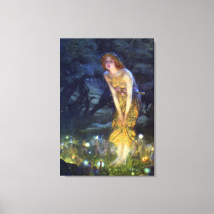 Midzomer Eve van Edward Robert Hughes Canvas Afdruk