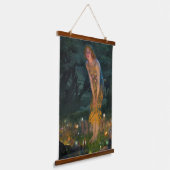 Midzomer Eve van Edward Robert Hughes Hangend Wandkleed (Gebogen)