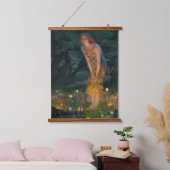 Midzomer Eve van Edward Robert Hughes Hangend Wandkleed (Slaapkamer)