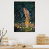 Midzomer Eve van Edward Robert Hughes Poster (Keuken)