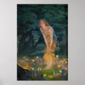 Midzomer Eve van Edward Robert Hughes Poster (Voorkant)
