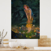 Midzomer Eve van Edward Robert Hughes Poster (Keuken)