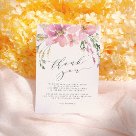 Midzomer Floral Bouquet Elegant bedankt