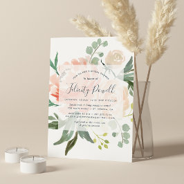 Midzomer Floral Bridal Shower Kaart