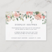 Midzomer Floral Display Shower Kaart (Voorkant)