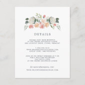 Midzomer Floral | Kaart gastgegevens (Voorkant)