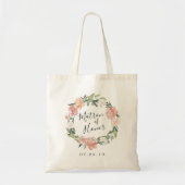 Midzomer Floral | Matron of Honor Bridal Party Tote Bag (Voorkant)