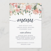 Midzomer Floral Menu Kaart (Voorkant)