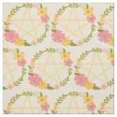 Midzomer Floral Pentacles Cheeky Witch® Fabric Stof (Swatch)