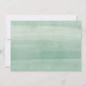 Midzomer Floral sparen de Datum Kaart (Achterkant)