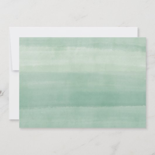 Midzomer Floral sparen de Datum Kaart (Achterkant)