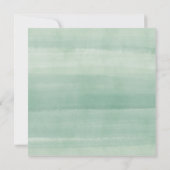 Midzomer Floral Square Save the Date Kaart (Achterkant)