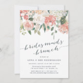 Midzomer Floral | Uitnodiging van Bridesmaid Brunc (Voorkant)
