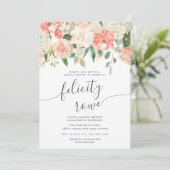 Midzomer-Floral-Vrijgezellenfeest Kaart (Staand voorkant)