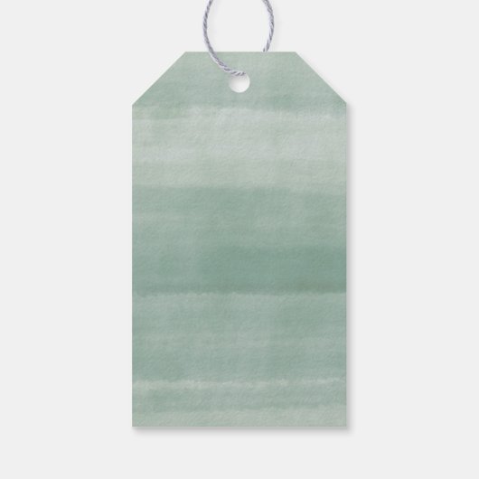 Midzomer Floral Weddenschap Hartelijk dank Cadeaulabel (Achterkant)