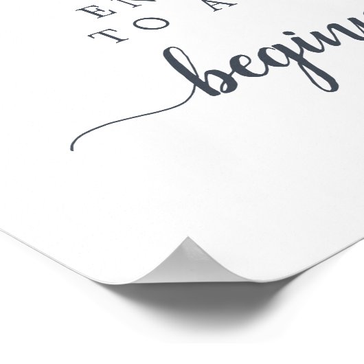 Midzomer Floral Weddessert Table Poster (Hoek)