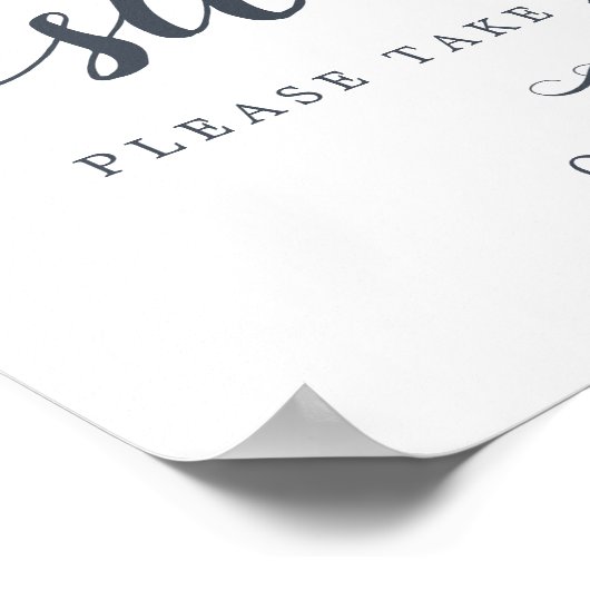 Midzomer Floral Weddessert Table Poster (Hoek)