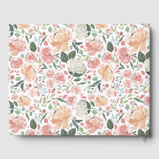 Midzomer Floral Wedding Gastenboek (Achterkant)