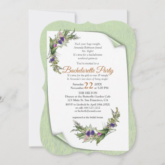 Midzomer lentbloem kaart (Voorkant)