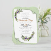 Midzomer lentbloem kaart (Staand voorkant)