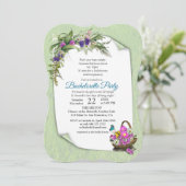 Midzomer lentbloem kaart (Staand voorkant)