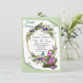 Midzomer lentbloem kaart (Staand voorkant)