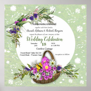 Midzomer lentbloem poster