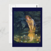 Midzomer Night Fairy Dance Briefkaart (Voorkant / Achterkant)