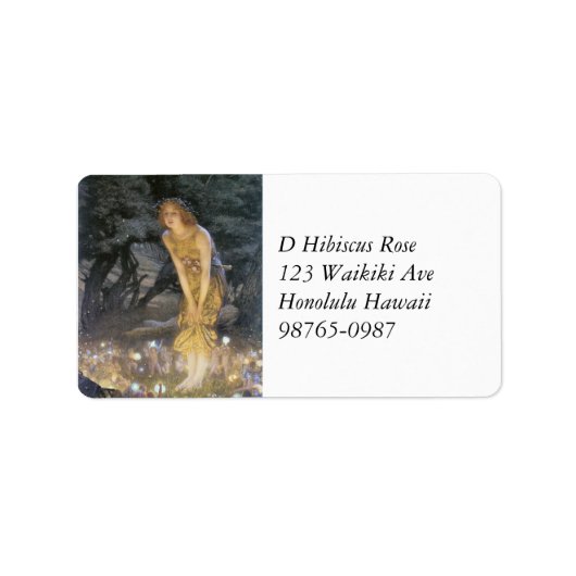 Midzomer Night Fairy Dance Etiket (Voorkant)