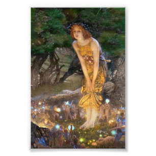 Midzomer Night Fairy Dance Foto Afdruk